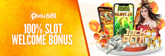 100% WELCOME BONUS FOR ALL SLOT GAMES 