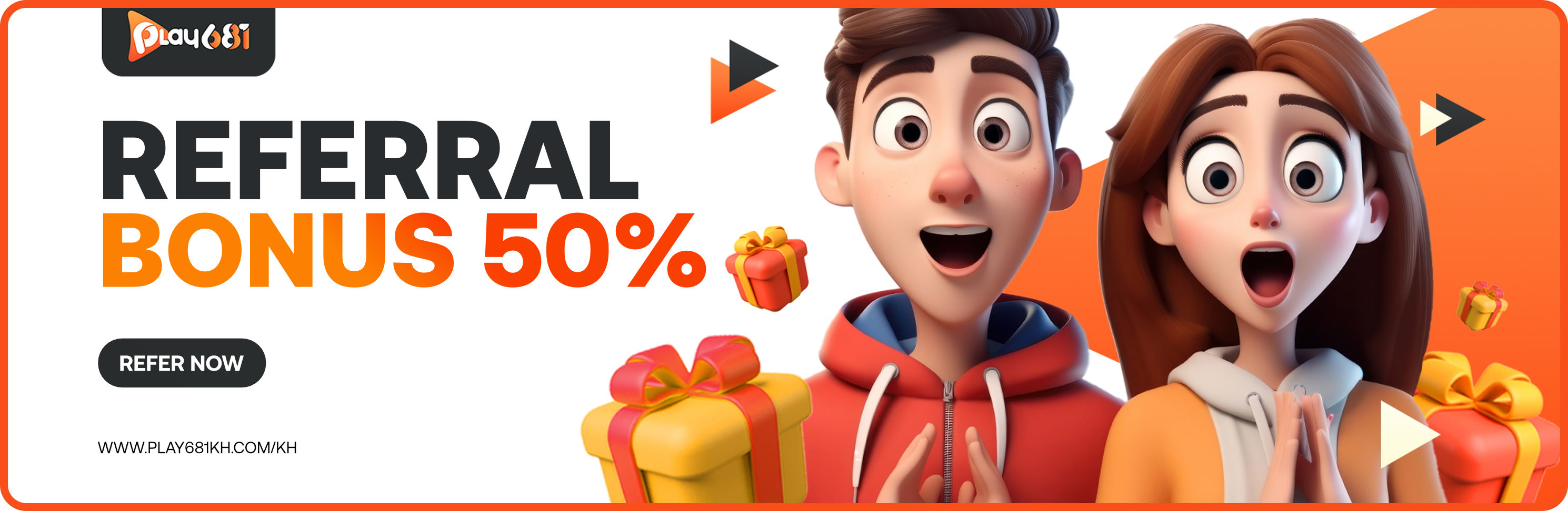 REFERRAL FRIEND BONUS 50%